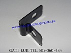 ogrodzenia Zapinka 1/2  czarna 1 otwr 