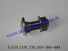 ogrodzenia ruba nierdzewna M8x25mm z nakretk 