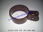 ogrodzenia Obejma do siatki fi 48mm brzowa 
