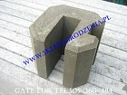 ogrodzenia cznik rogowy wys. 30cm 