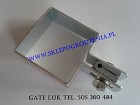 ogrodzenia Obejma do paneli 80x80mm ocynk - komplet 