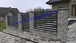 ogrodzenia Przso z wypenieniem aluminiowym grafit Gate Luk