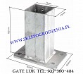 ogrodzenia Stopa Prosta 80x80mmx8mm SG 