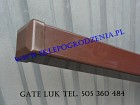 ogrodzenia Supek z profila 60x60mm wys. 2,3m 
