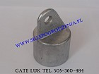 ogrodzenia Kapturek aluminiowy na podpor 
