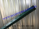 ogrodzenia Słupki do paneli z profila 60x40x1,5mm - kolor zielony 
